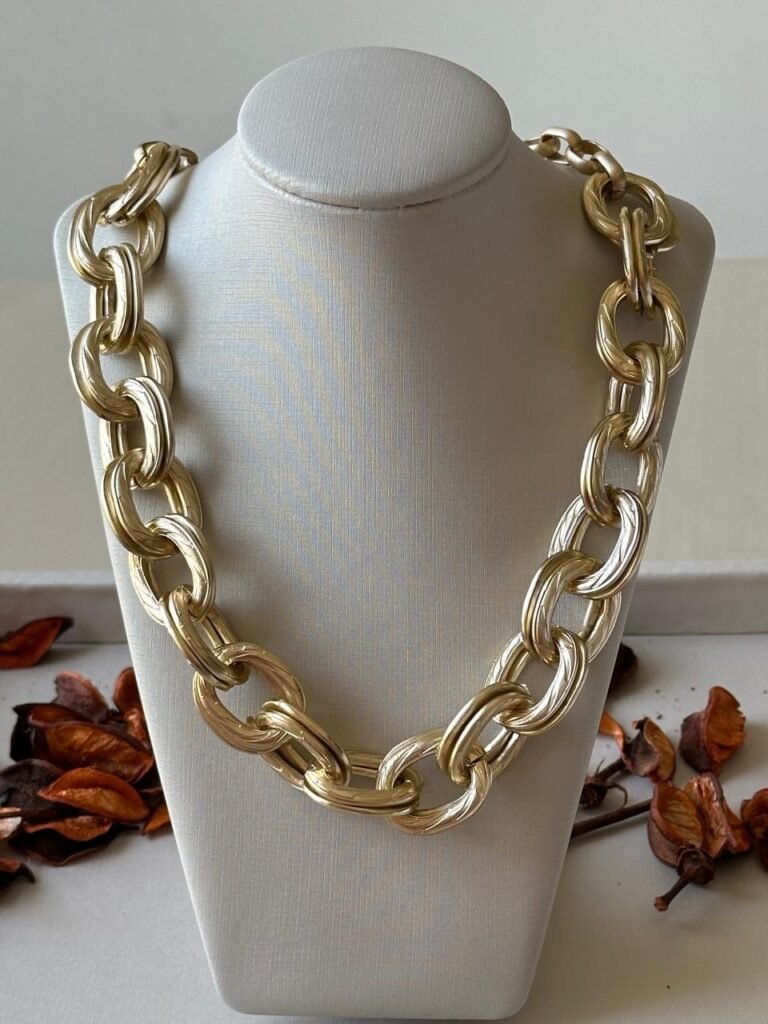 Cordão Corrente Elos Dourado