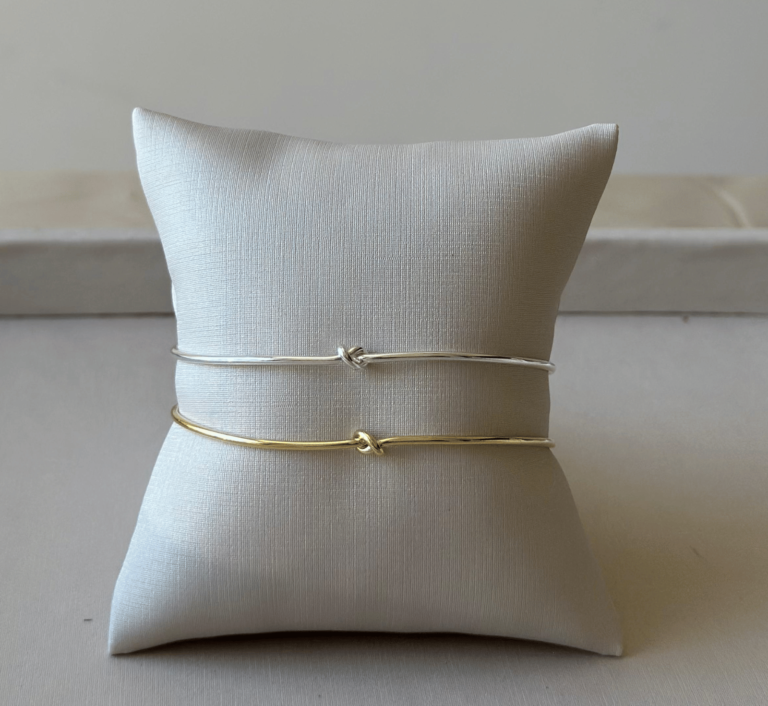 Bracelete Nó - Prata ou Dourado