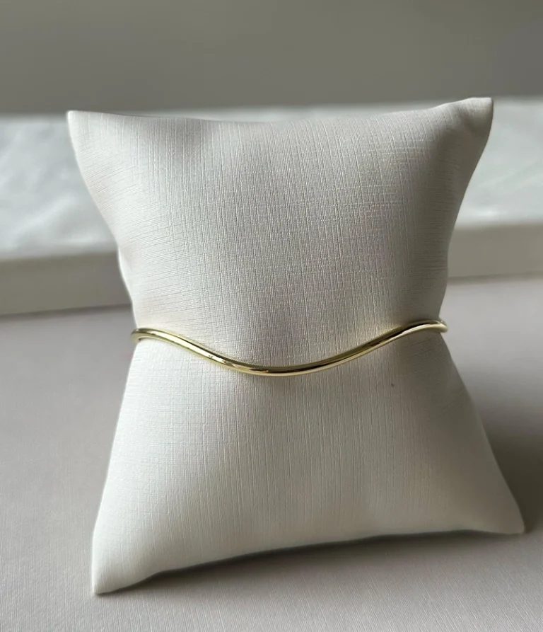 Bracelete Onda - Banho Ouro