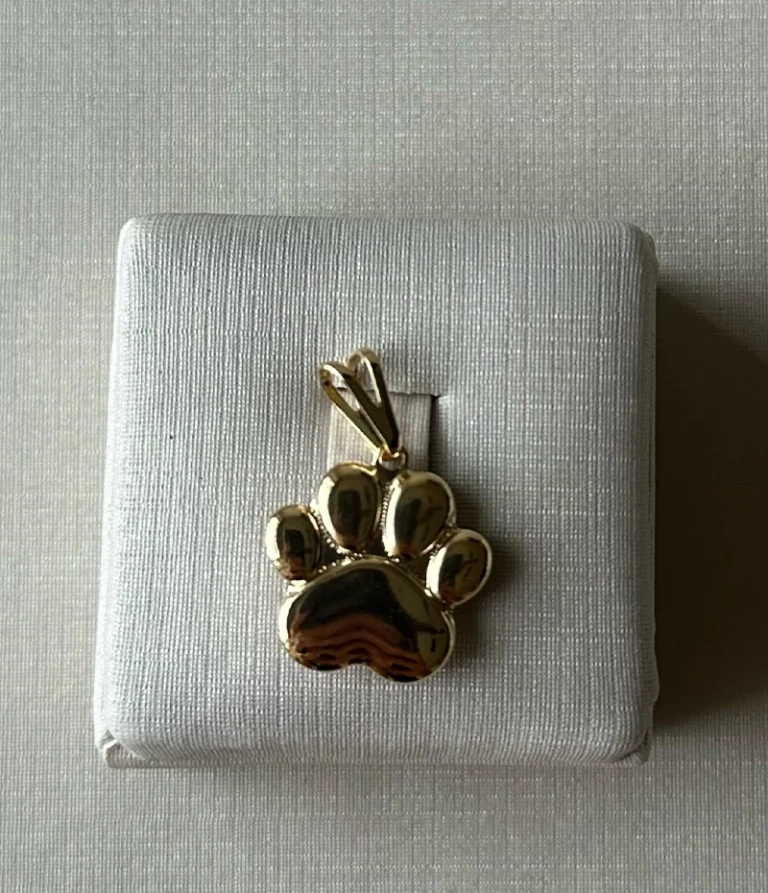 Pingente Patinha Pet - Dourado