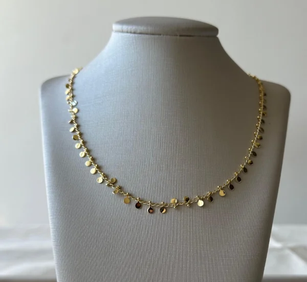 Choker Medalhinhas - Banho de Ouro