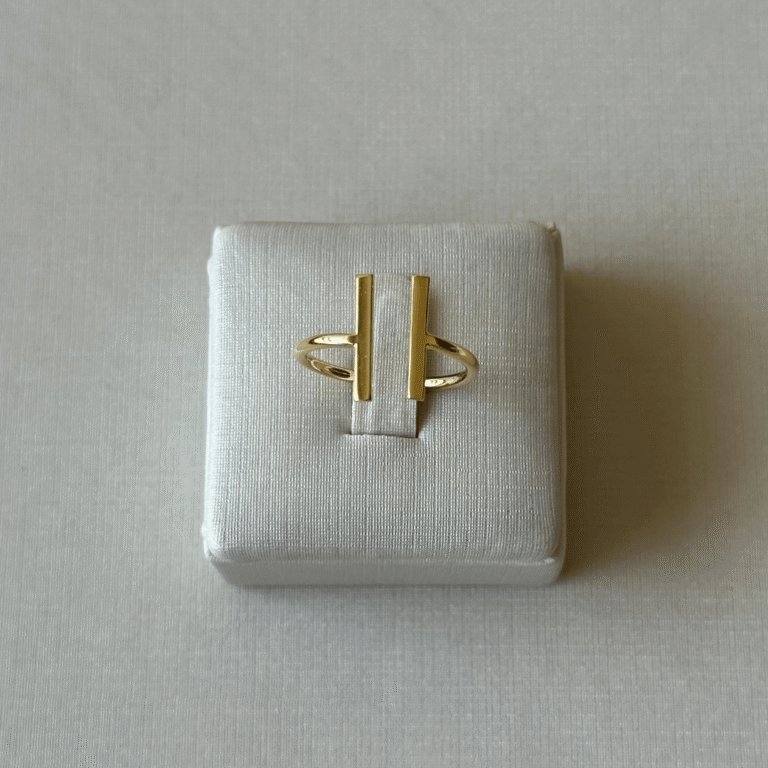 Anel Palito Regulável – Banho Ouro 18K